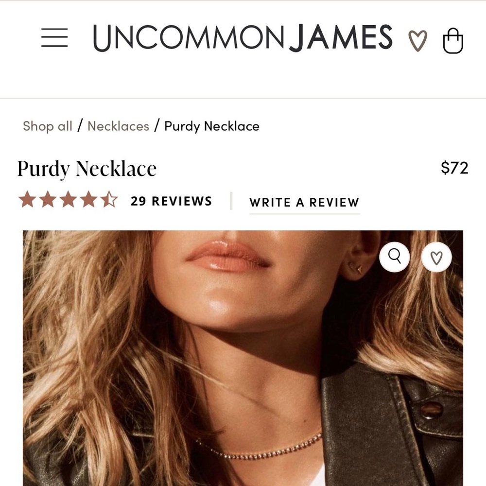Uncommon James Purdy Necklace